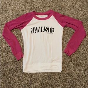 Spiritual Gangster LS Namaste shirt